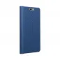 Apple iPhone 13 mini Book Handytaschen LUNA Book Carbon Kohlenstoff-Faser, Elegant  Blau 